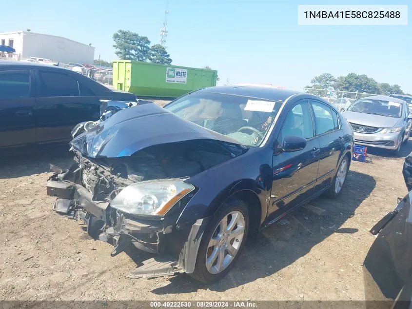 2008 Nissan Maxima 3.5 Se VIN: 1N4BA41E58C825488 Lot: 40222530