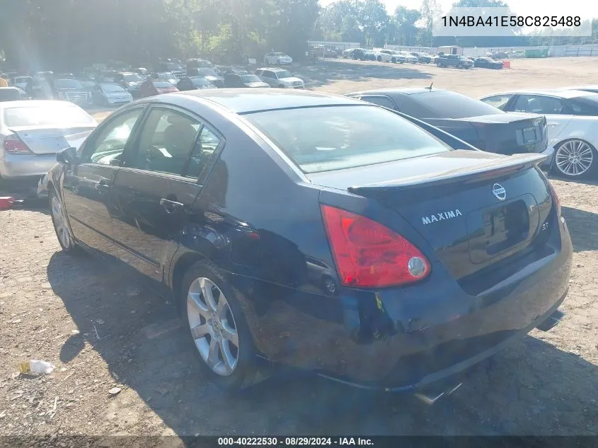 2008 Nissan Maxima 3.5 Se VIN: 1N4BA41E58C825488 Lot: 40222530