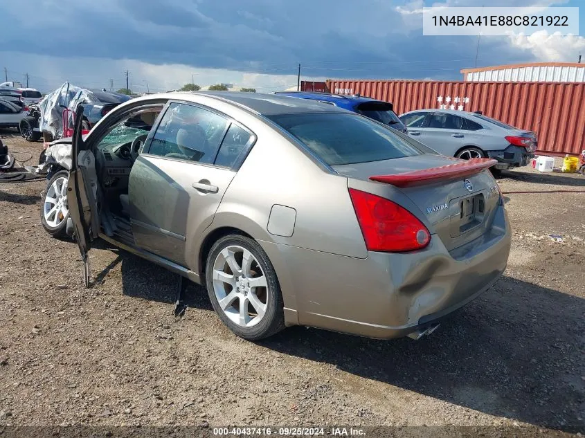 1N4BA41E88C821922 2008 Nissan Maxima 3.5 Se