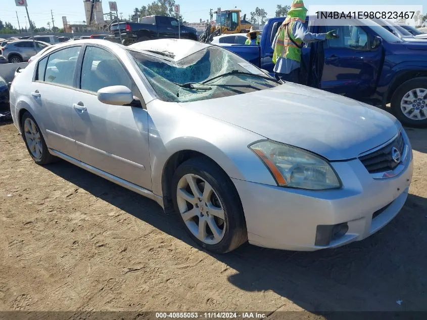 1N4BA41E98C823467 2008 Nissan Maxima 3.5 Se