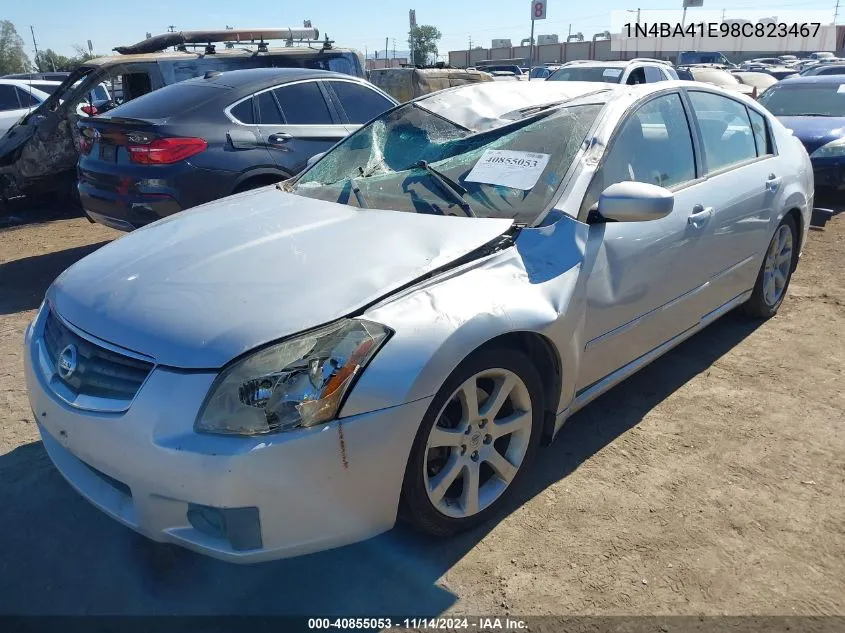 1N4BA41E98C823467 2008 Nissan Maxima 3.5 Se