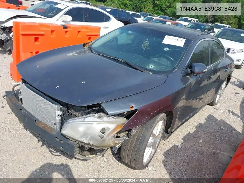 1N4AA51E39C818428 2009 Nissan Maxima 3.5 Sv