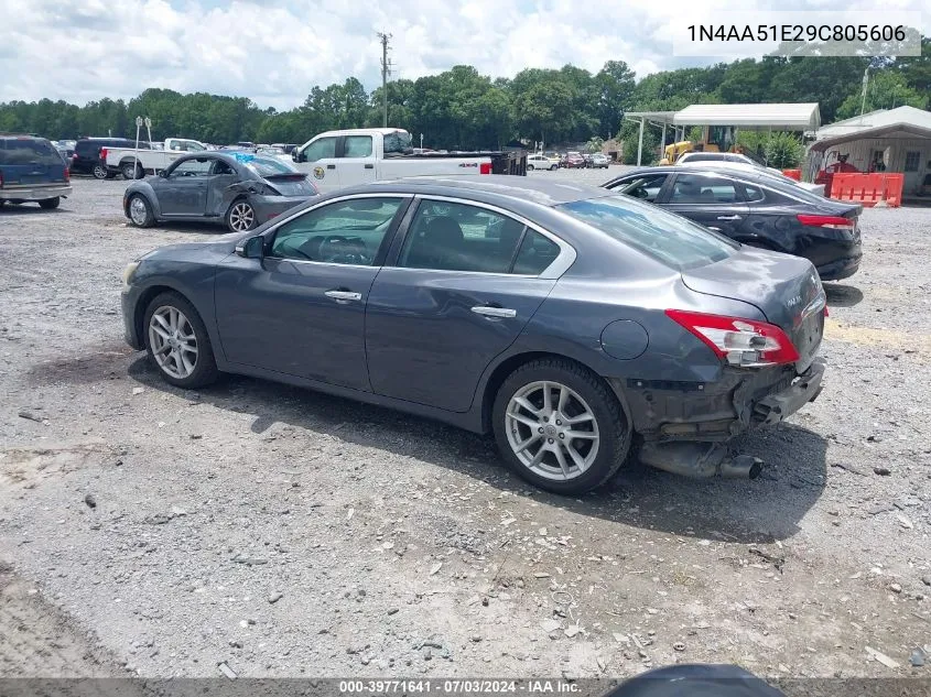 1N4AA51E29C805606 2009 Nissan Maxima 3.5 Sv