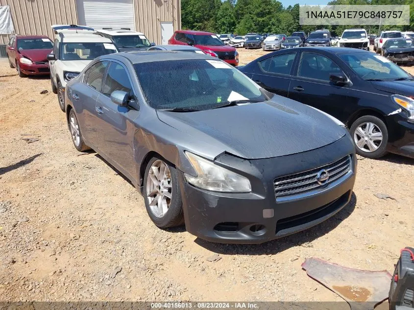 1N4AA51E79C848757 2009 Nissan Maxima 3.5 S