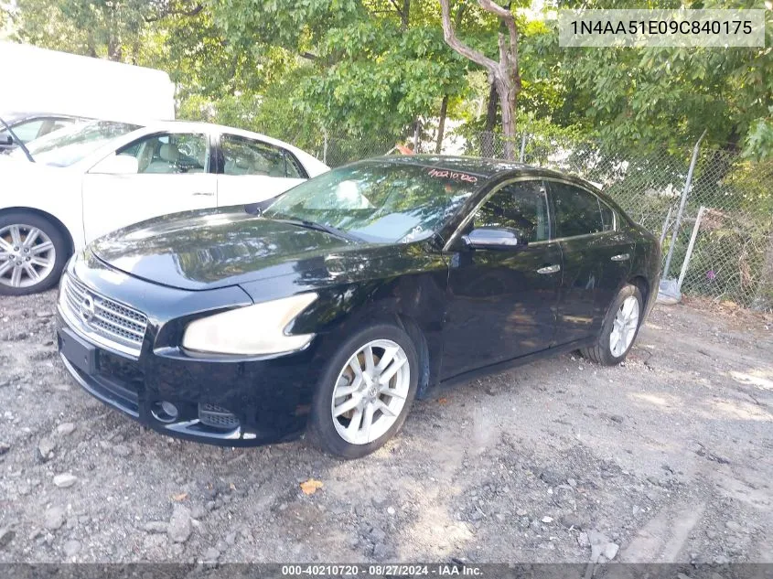 1N4AA51E09C840175 2009 Nissan Maxima 3.5 S