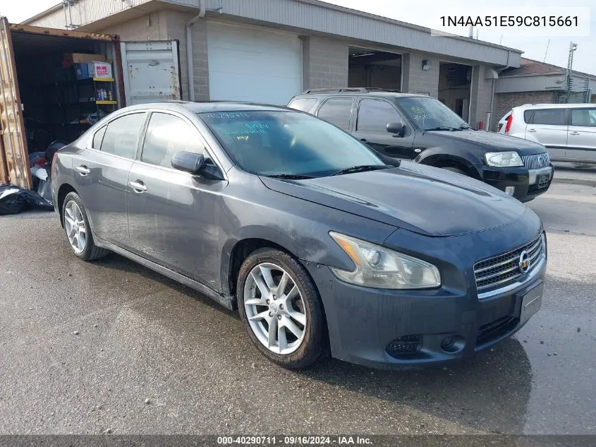 1N4AA51E59C815661 2009 Nissan Maxima 3.5 S