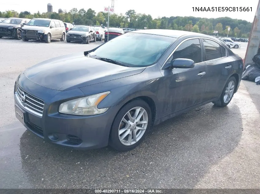 1N4AA51E59C815661 2009 Nissan Maxima 3.5 S