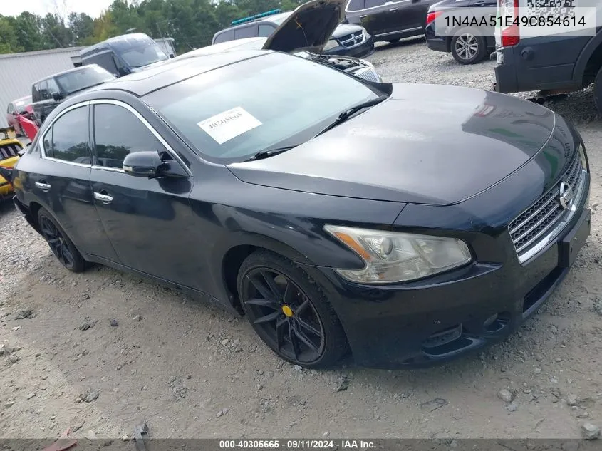 2009 Nissan Maxima 3.5 Sv VIN: 1N4AA51E49C854614 Lot: 40305665