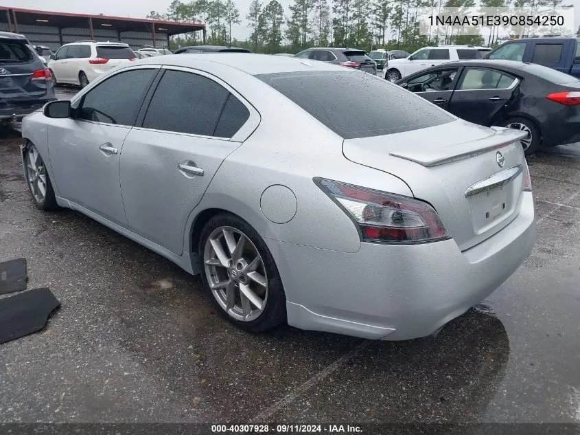 1N4AA51E39C854250 2009 Nissan Maxima S/Sv