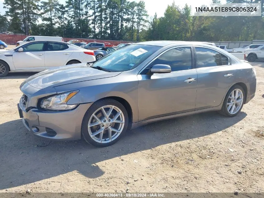 1N4AA51E89C806324 2009 Nissan Maxima 3.5 Sv