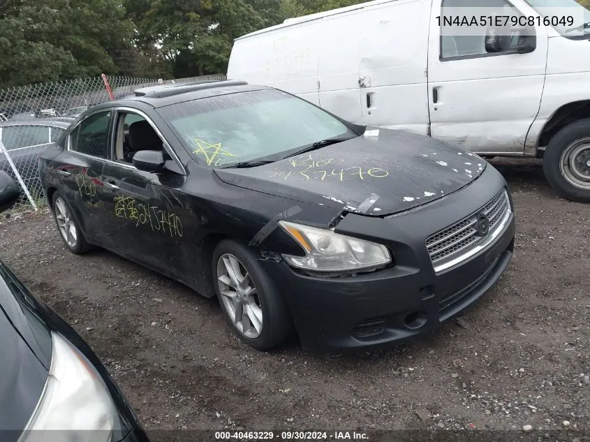 1N4AA51E79C816049 2009 Nissan Maxima 3.5 S