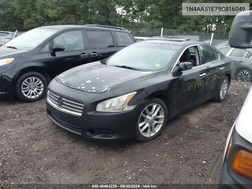 1N4AA51E79C816049 2009 Nissan Maxima 3.5 S