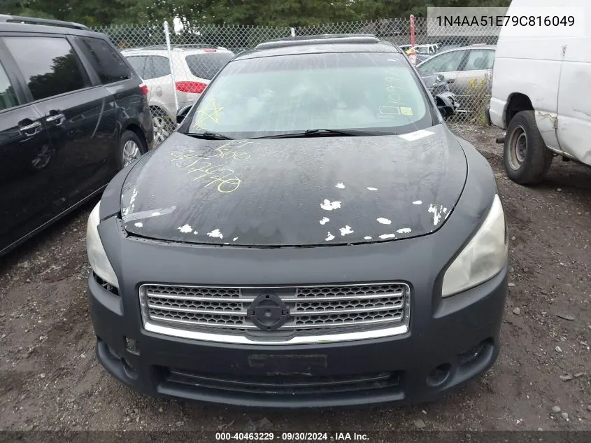 1N4AA51E79C816049 2009 Nissan Maxima 3.5 S