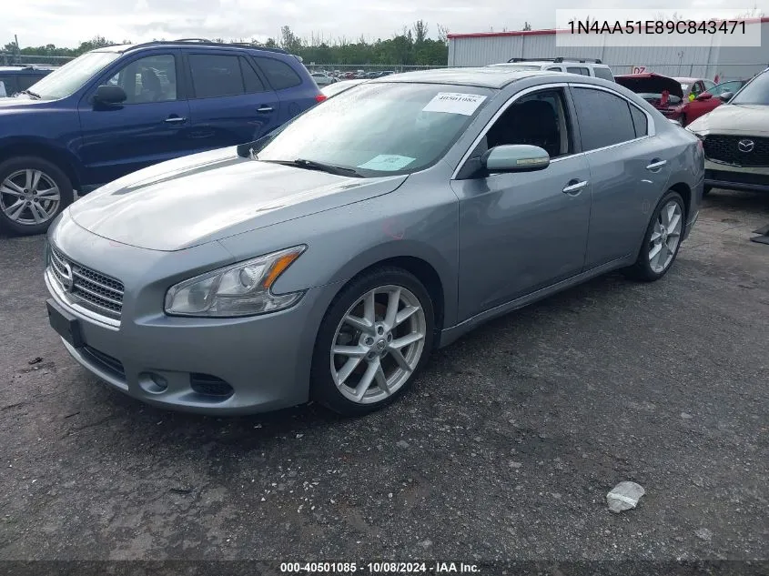 1N4AA51E89C843471 2009 Nissan Maxima S/Sv