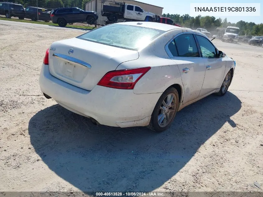 1N4AA51E19C801336 2009 Nissan Maxima S/Sv