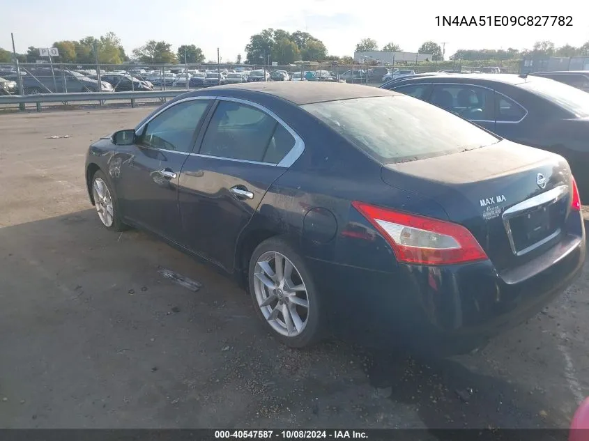 1N4AA51E09C827782 2009 Nissan Maxima 3.5 Sv