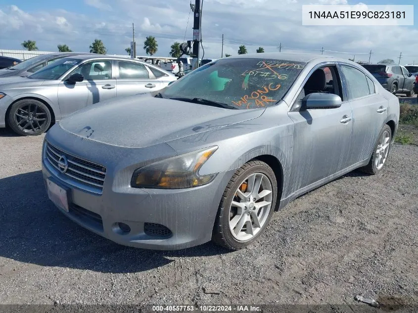 2009 Nissan Maxima 3.5 S VIN: 1N4AA51E99C823181 Lot: 40557753