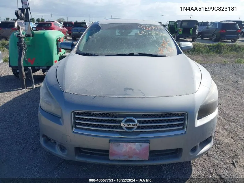 2009 Nissan Maxima 3.5 S VIN: 1N4AA51E99C823181 Lot: 40557753