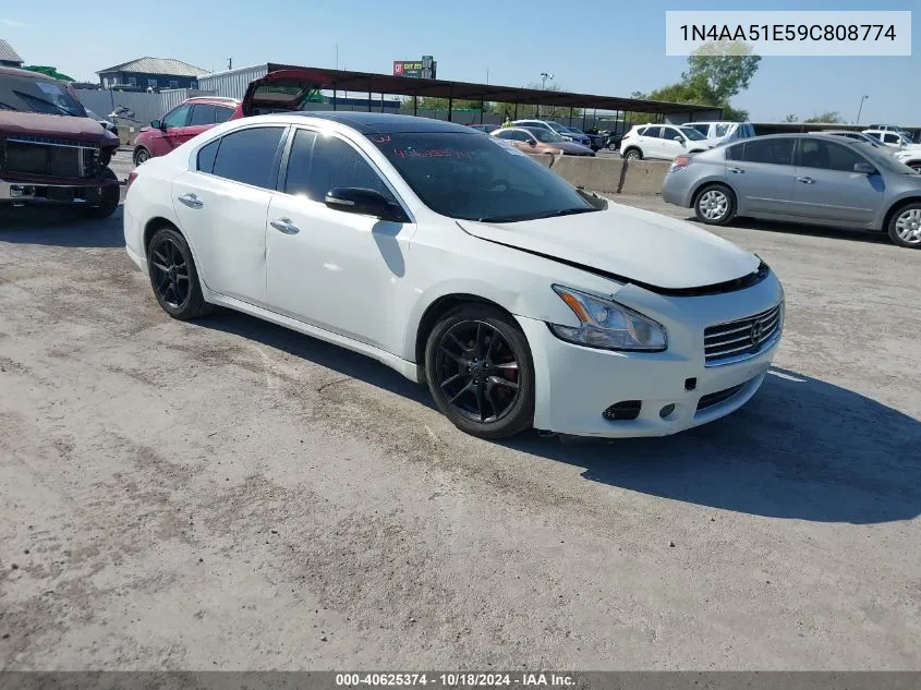 2009 Nissan Maxima 3.5 Sv VIN: 1N4AA51E59C808774 Lot: 40625374