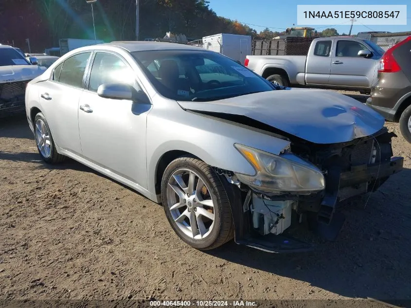 1N4AA51E59C808547 2009 Nissan Maxima 3.5 S