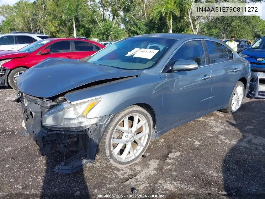 2009 Nissan Maxima 3.5 Sv VIN: 1N4AA51E79C811272 Lot: 40657205