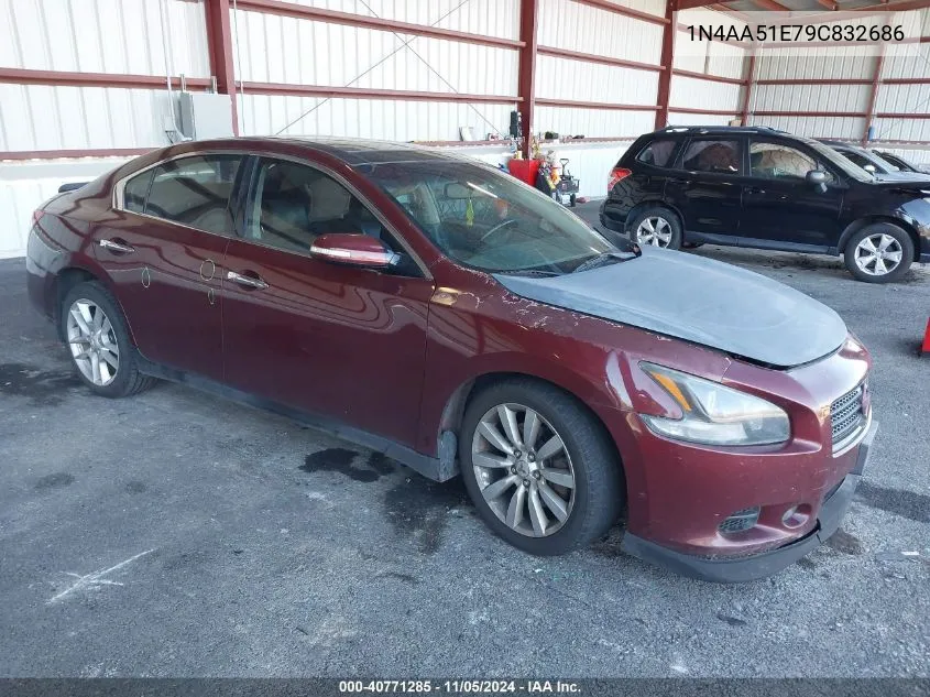 2009 Nissan Maxima 3.5 Sv VIN: 1N4AA51E79C832686 Lot: 40771285