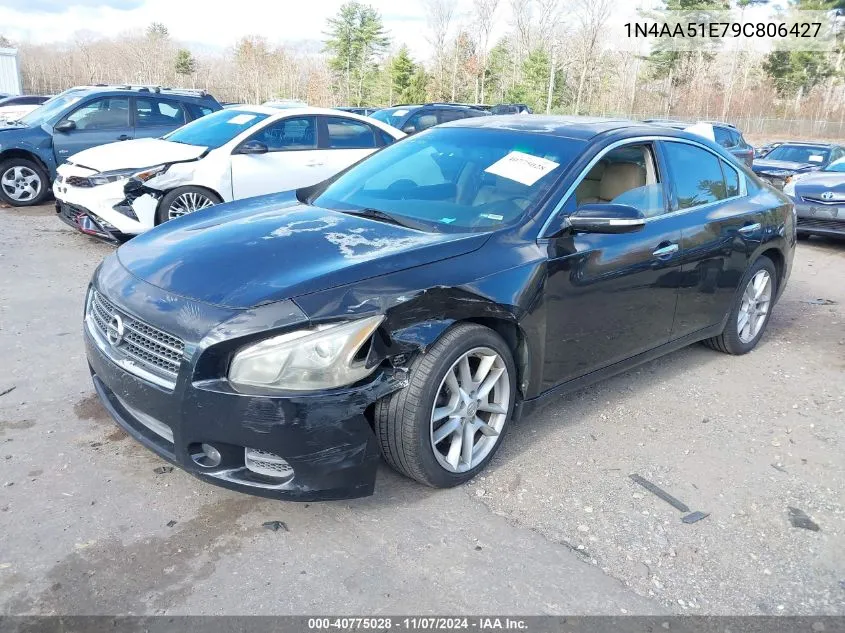 2009 Nissan Maxima 3.5 Sv VIN: 1N4AA51E79C806427 Lot: 40775028