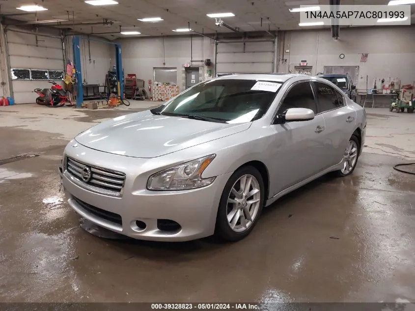 2010 Nissan Maxima 3.5 S VIN: 1N4AA5AP7AC801993 Lot: 39328823