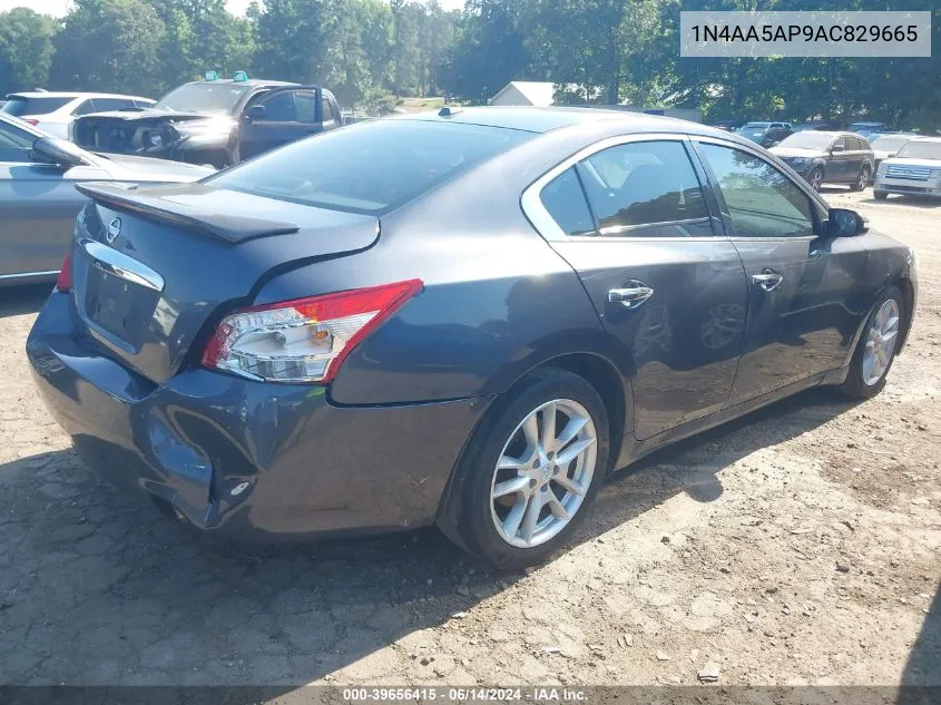 1N4AA5AP9AC829665 2010 Nissan Maxima 3.5 Sv