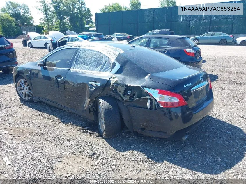 2010 Nissan Maxima 3.5 Sv VIN: 1N4AA5AP7AC853284 Lot: 39679592