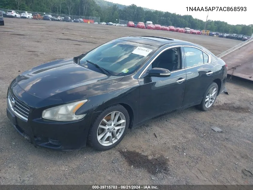 1N4AA5AP7AC868593 2010 Nissan Maxima 3.5 Sv