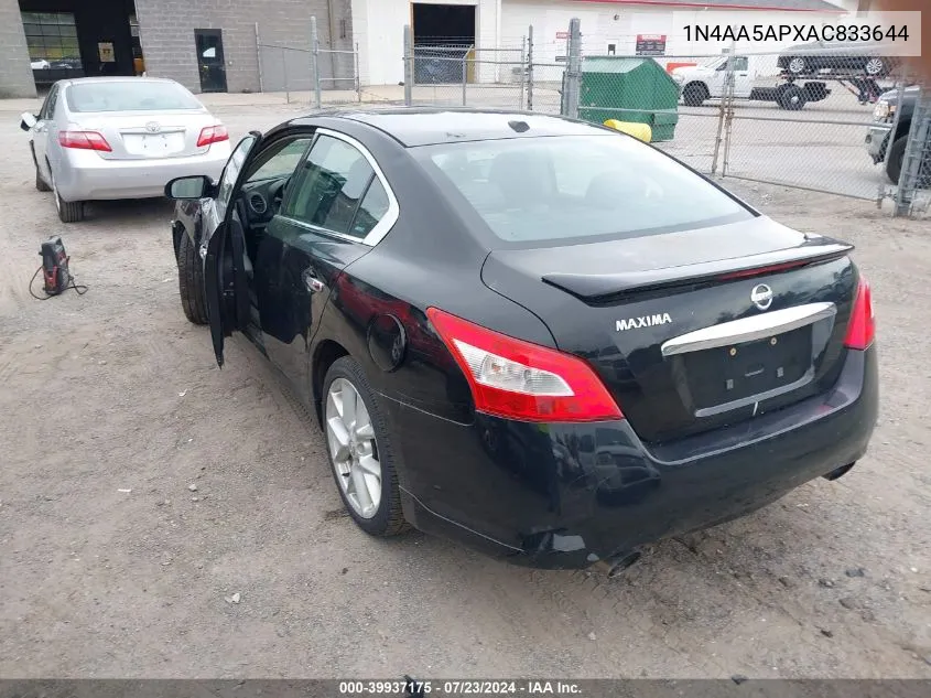 1N4AA5APXAC833644 2010 Nissan Maxima 3.5 Sv