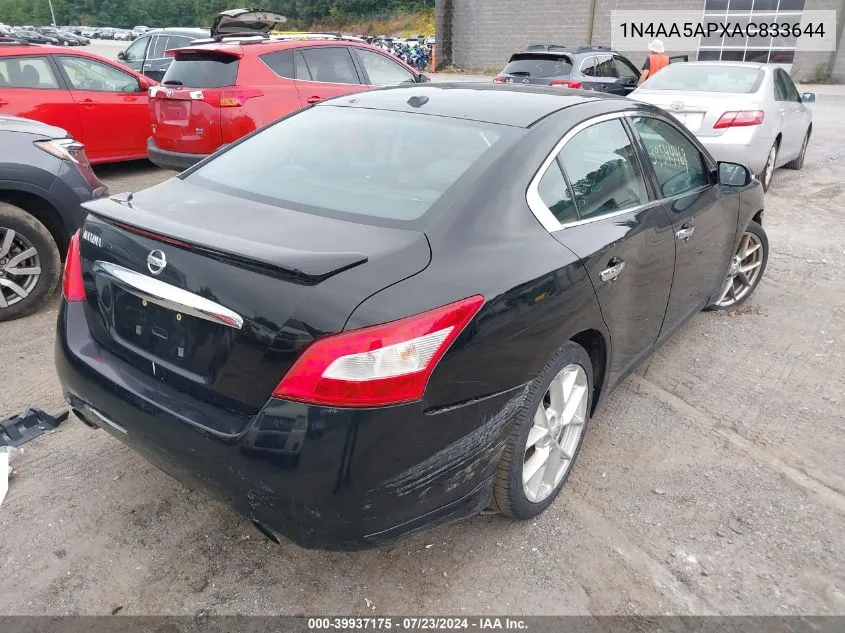 1N4AA5APXAC833644 2010 Nissan Maxima 3.5 Sv