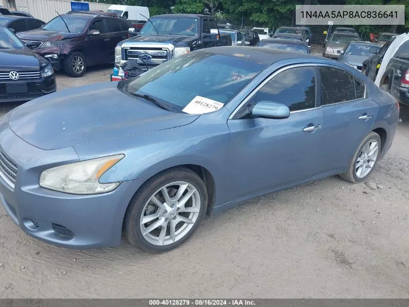 1N4AA5AP8AC836641 2010 Nissan Maxima 3.5 S