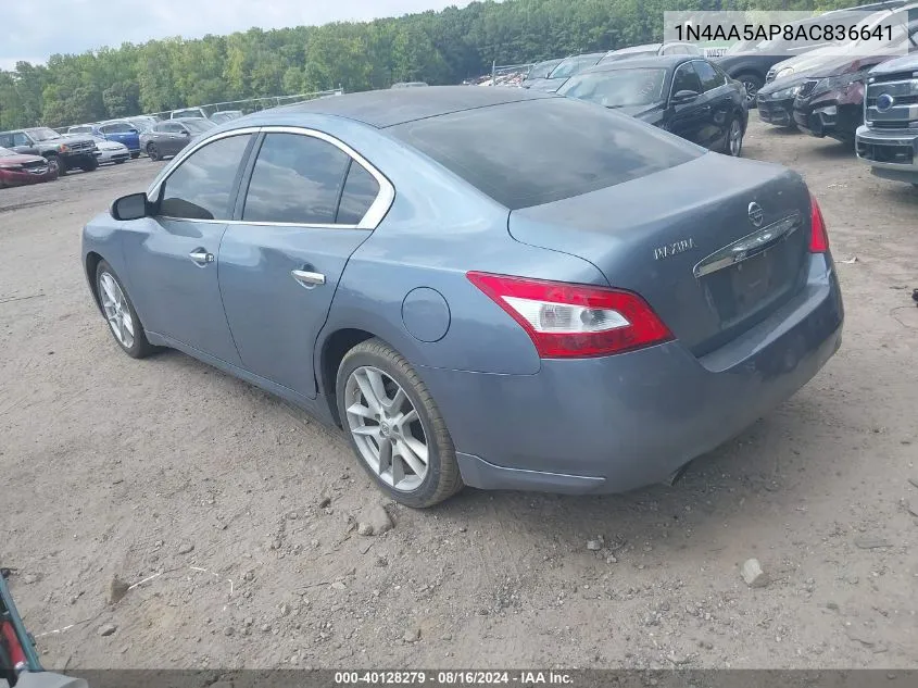 1N4AA5AP8AC836641 2010 Nissan Maxima 3.5 S