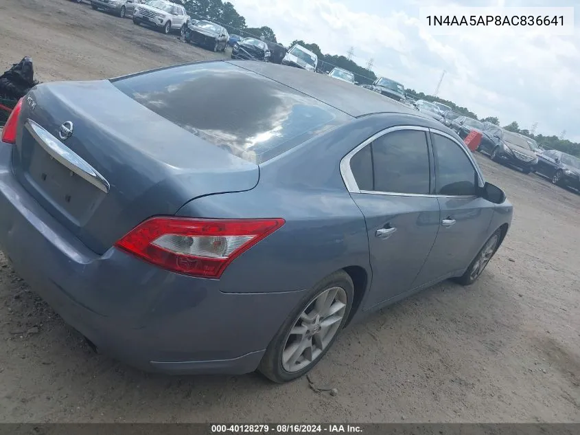 1N4AA5AP8AC836641 2010 Nissan Maxima 3.5 S