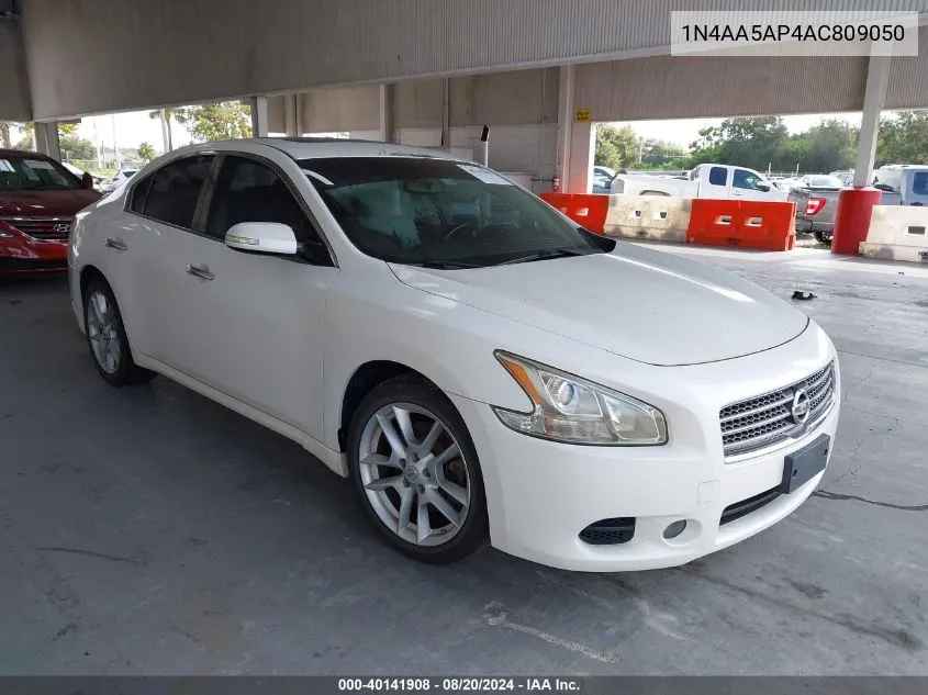 1N4AA5AP4AC809050 2010 Nissan Maxima S/Sv