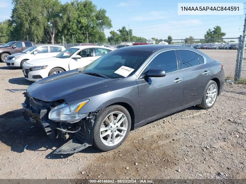 2010 Nissan Maxima 3.5 S VIN: 1N4AA5AP4AC844591 Lot: 40145842