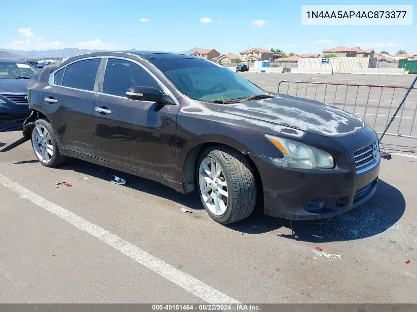 2010 Nissan Maxima 3.5 Sv VIN: 1N4AA5AP4AC873377 Lot: 40151464