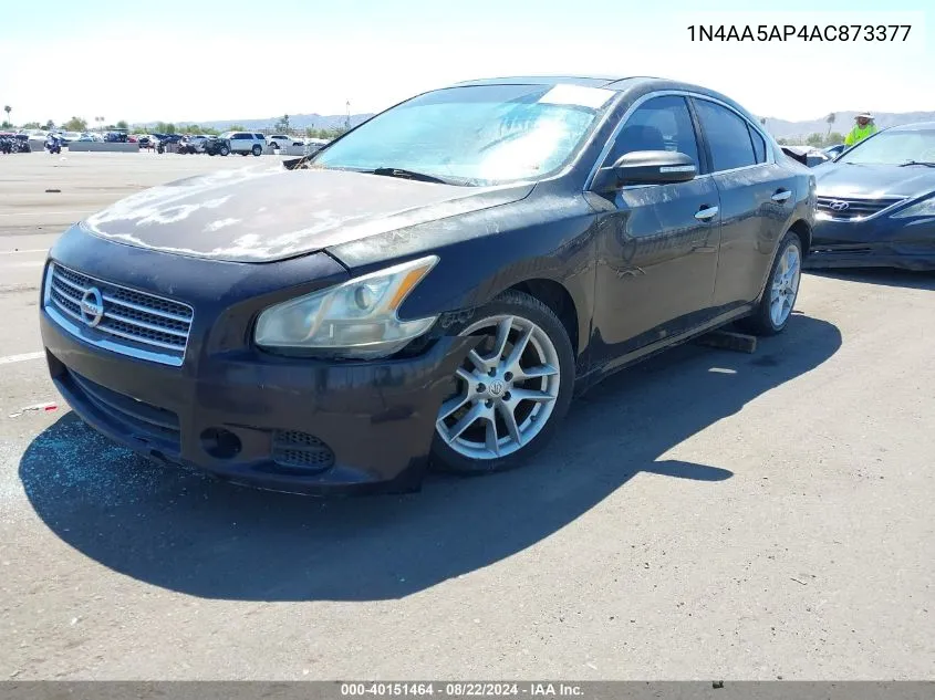 2010 Nissan Maxima 3.5 Sv VIN: 1N4AA5AP4AC873377 Lot: 40151464