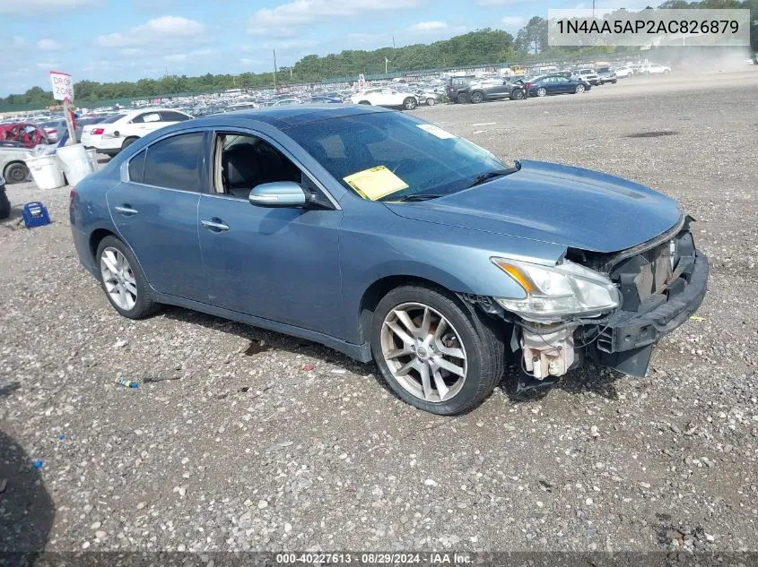 2010 Nissan Maxima 3.5 Sv VIN: 1N4AA5AP2AC826879 Lot: 40227613