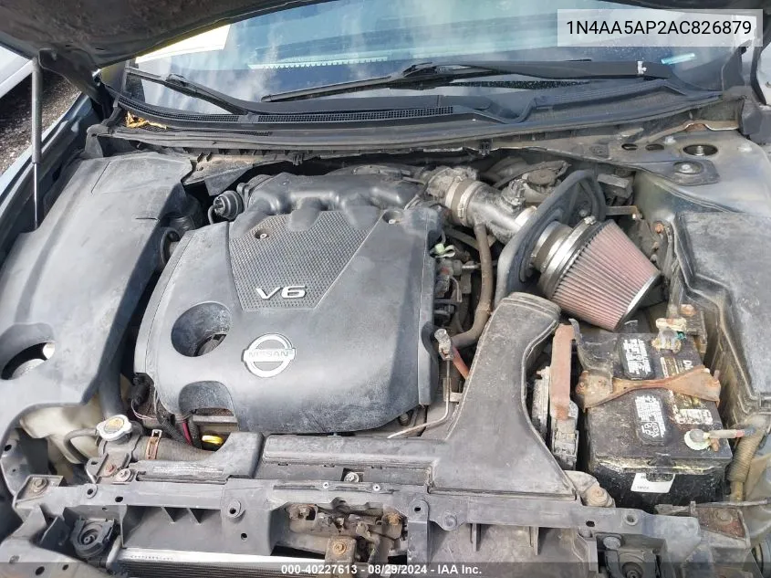 1N4AA5AP2AC826879 2010 Nissan Maxima 3.5 Sv