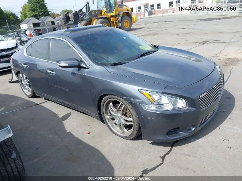 2010 Nissan Maxima 3.5 Sv VIN: 1N4AA5AP6AC860050 Lot: 40252218