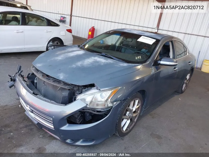 1N4AA5AP2AC820712 2010 Nissan Maxima 3.5 Sv