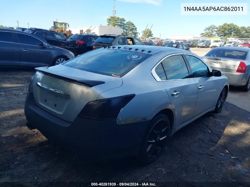 1N4AA5AP6AC862011 2010 Nissan Maxima 3.5 Sv