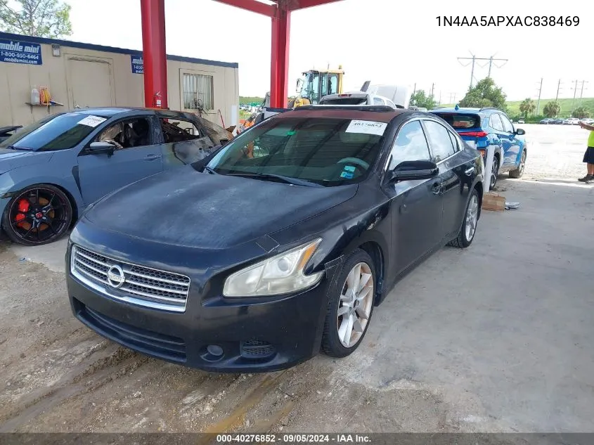 1N4AA5APXAC838469 2010 Nissan Maxima 3.5 S