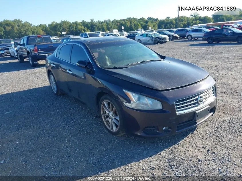 1N4AA5AP3AC841889 2010 Nissan Maxima 3.5 Sv