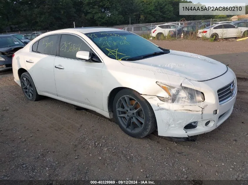 1N4AA5AP2AC860210 2010 Nissan Maxima S/Sv