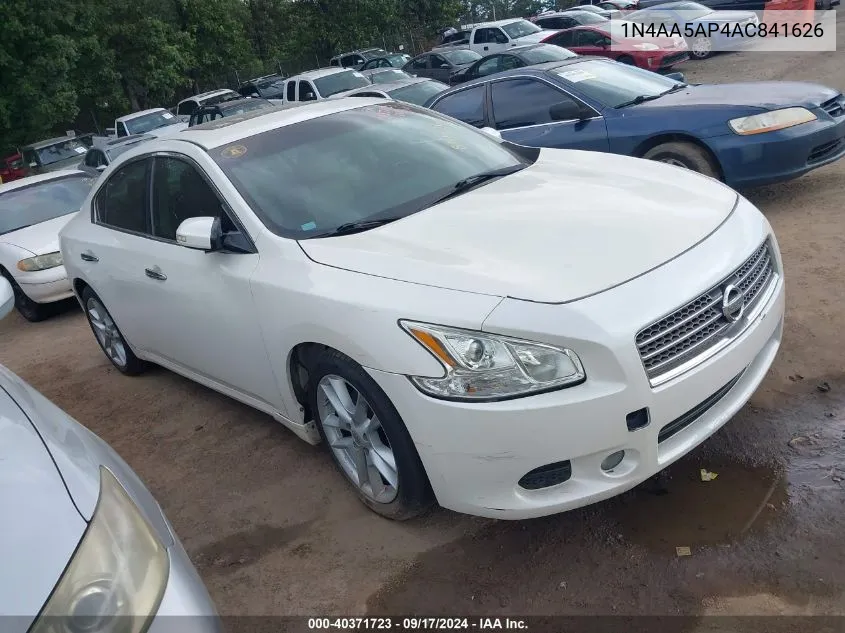 1N4AA5AP4AC841626 2010 Nissan Maxima 3.5 Sv