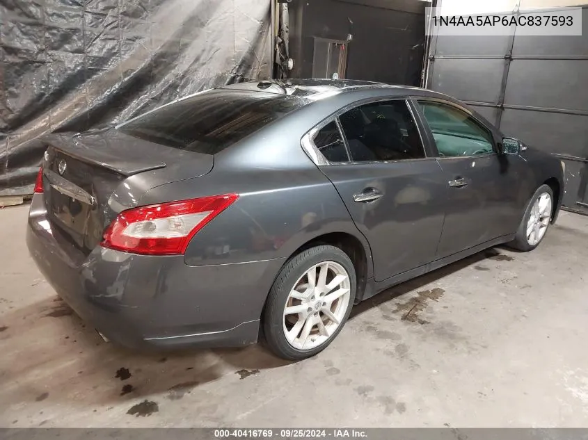 1N4AA5AP6AC837593 2010 Nissan Maxima 3.5 Sv